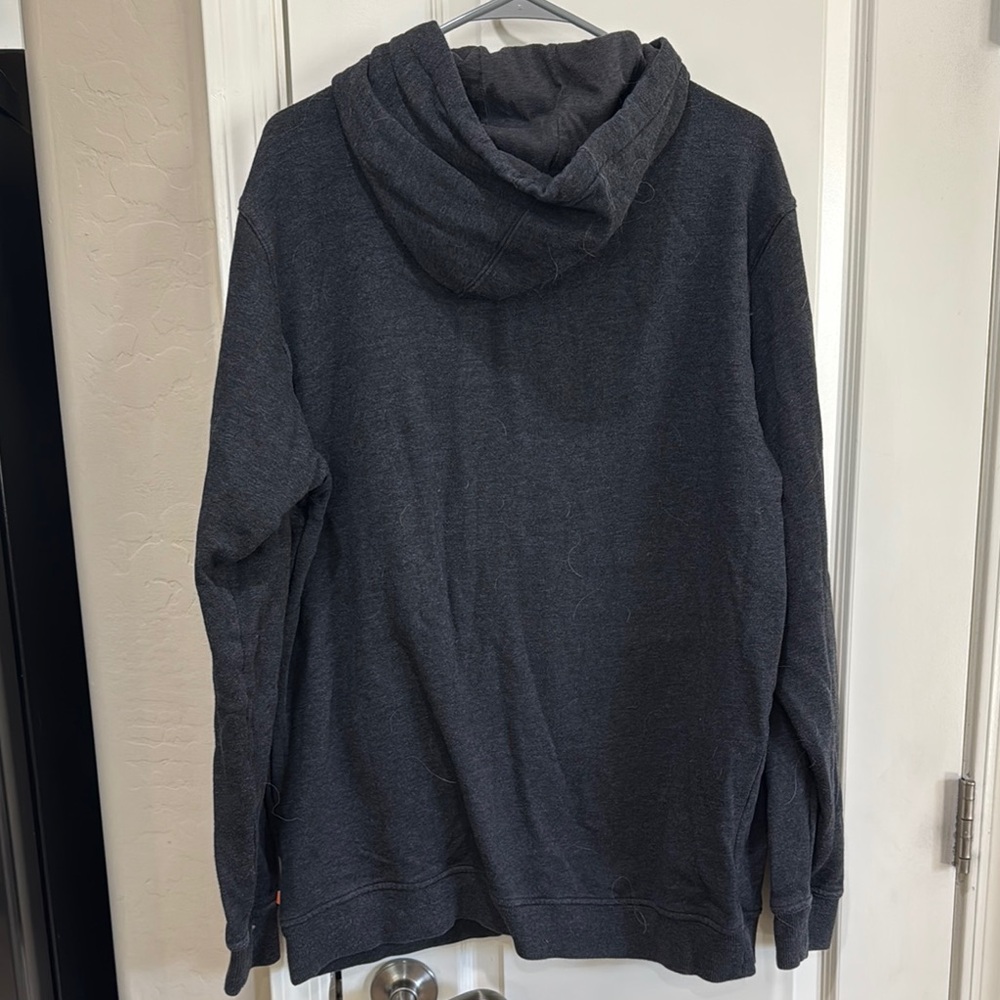 Quiksilver Gray Zip Up Sweater Casual Style / B57 - Picture 4 of 4